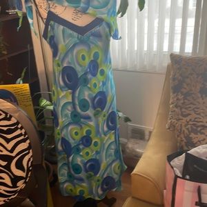 Dress with scarf
